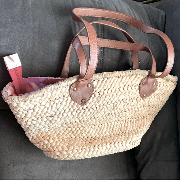 🆕️HULA MOON STRAW TOTE BAG BY JAMS WORLD - Picture 9 of 11